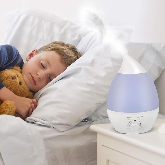 Ultrasonic Cool Mist Humidifier with Color Changing LED