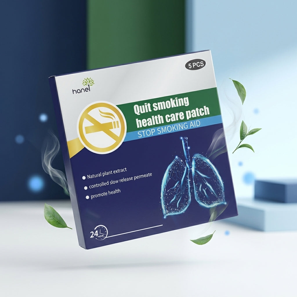 Herbal Anti-Smoking Patches - Pack of 5 for Cravings Relief