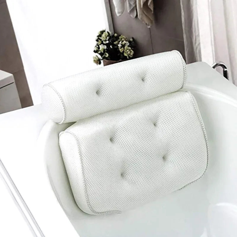 Non Slip Take Bath Pillow with Suction Cups