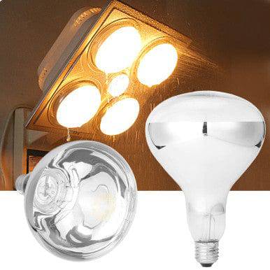 4 Bulbs Infrared Bathroom Heating Lamp with Base