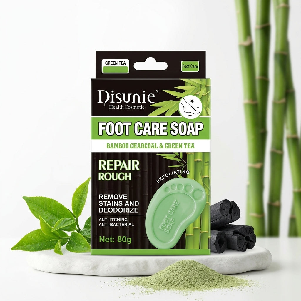 Bamboo Charcoal Green Tea Foot Care Soap