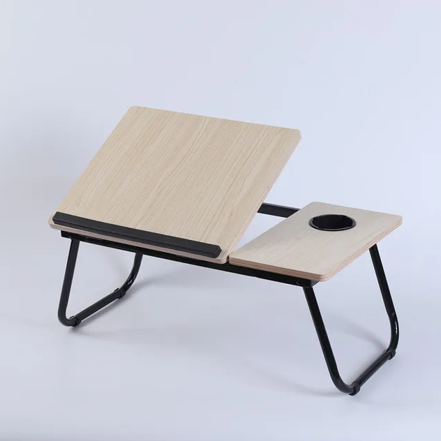 Folding Laptop Bed Desk with Cup Holder
