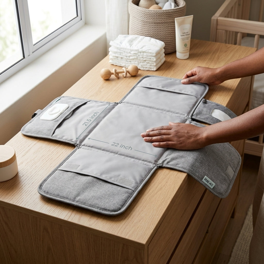 Waterproof Travel Extra Long Foldable Baby Changing Mat