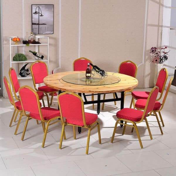 Set of 10 Stackable Banquet Chairs