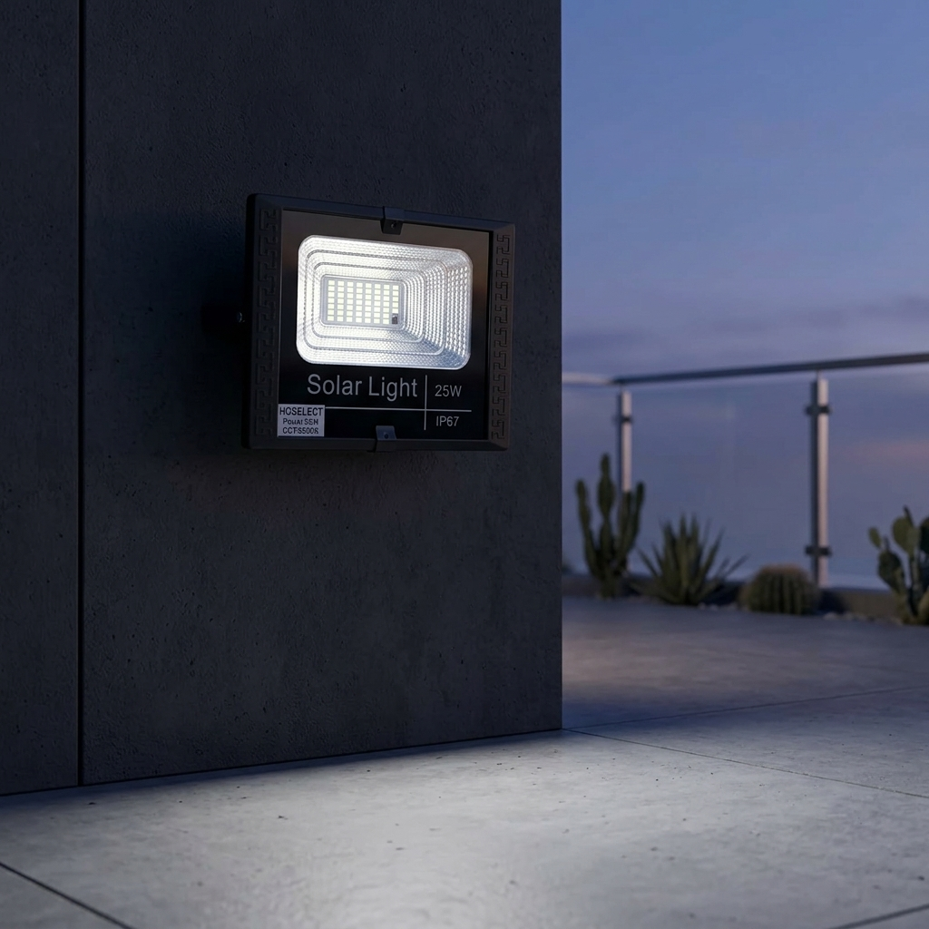 25W Solar Floodlight: Efficient Outdoor Lighting Solution