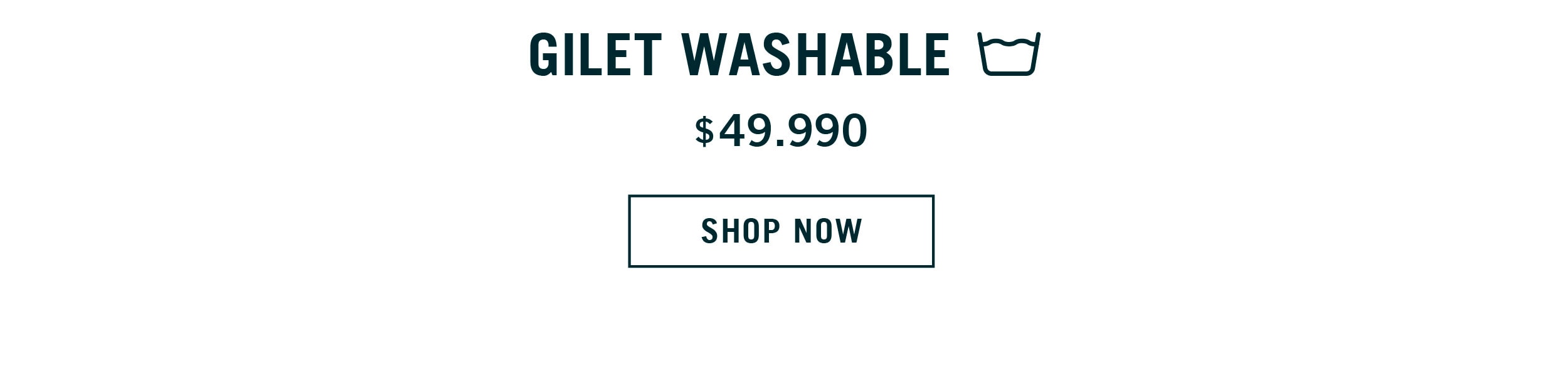 Gillete washable