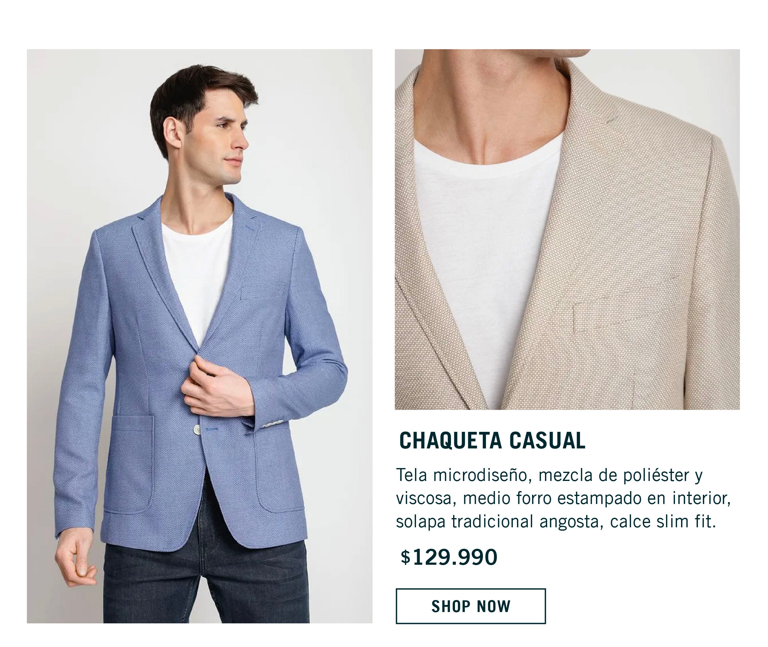 Chaqueta casual