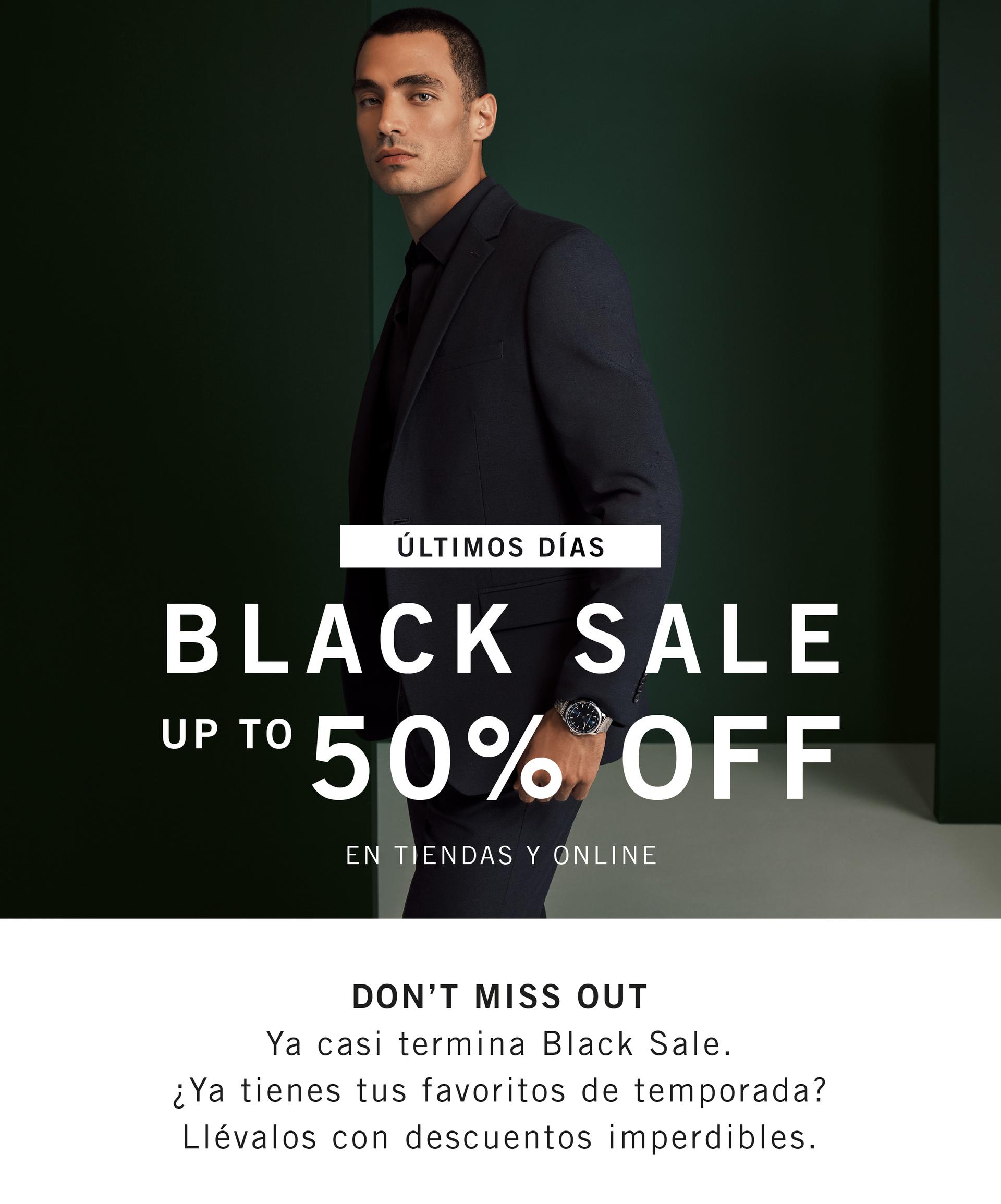 BLACK SALE: UP TO 50% OFF