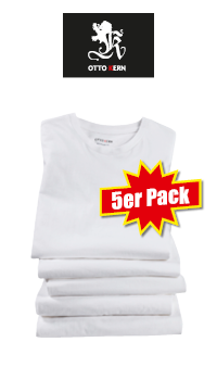 Kein Bild? Jetzt oben Link zu Darstellungsproblemen klicken! - 5er Pack Herren Rundhals Shirts, Otto Kern !