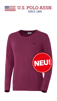 Kein Bild? Jetzt oben Link zu Darstellungsproblemen klicken! - Damen Pullover Rundhals, U.S. Polo!