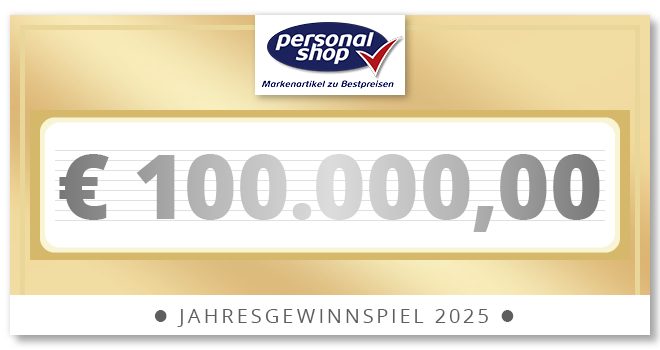 Kein Bild? Jetzt oben Link zu Darstellungsproblemen klicken! - € 100.000,00 zu gewinnen! Vielleicht sind Sie der glückliche Gewinner!