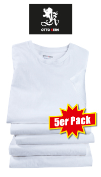 Kein Bild? Jetzt oben Link zu Darstellungsproblemen klicken! - Otto Kern, 5er Pack Herren T-Shirts!