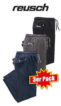 Kein Bild? Jetzt oben Link zu Darstellungsproblemen klicken! - Reusch 3er Pack Fleecehosen!