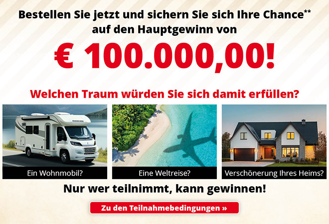 Kein Bild? Jetzt oben Link zu Darstellungsproblemen klicken! - Das Personalshop-Gewinnspiel mit € 100.000,00 Gewinn! Jetzt hier klicken und teilnehmen »