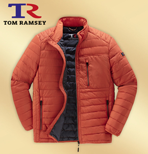 Tom Ramsey Herren Steppjacke, terrakotta