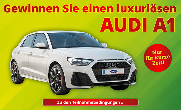 Mit etwas Glück einen Audi A1 gewinnen!
