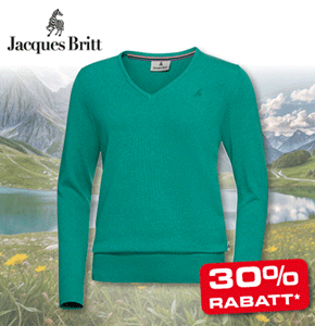 Jacques Britt Damen Pullover mit V-Ausschnitt
