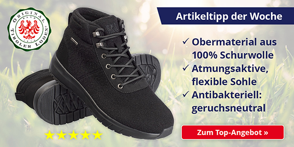 Unser Artikeltipp: Merino-Sneaker von Tiroler Loden!