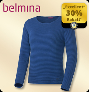 Belmina Damen Reliefpullover