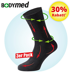 3er Pack Diabetikersocken Bodymed