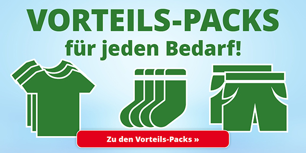 35% Mai-Rabatt auf alle Vorteilspacks