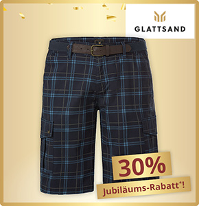Glattsand Herren Cargo-Bermudas
