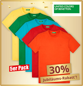 Benetton 5er Pack T-Shirts