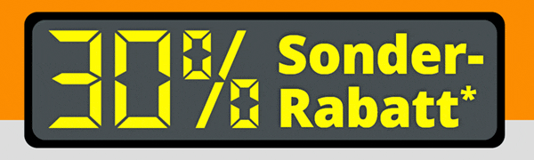 30% Sonder-Rabatt sichern