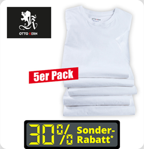 Otto Kern 5er Pack T-Shirts Rundhals