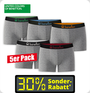 Benetton 5er Pack Boxershorts