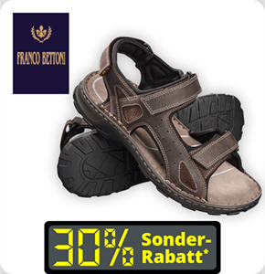 Franco Bettoni Herren Ledersandale