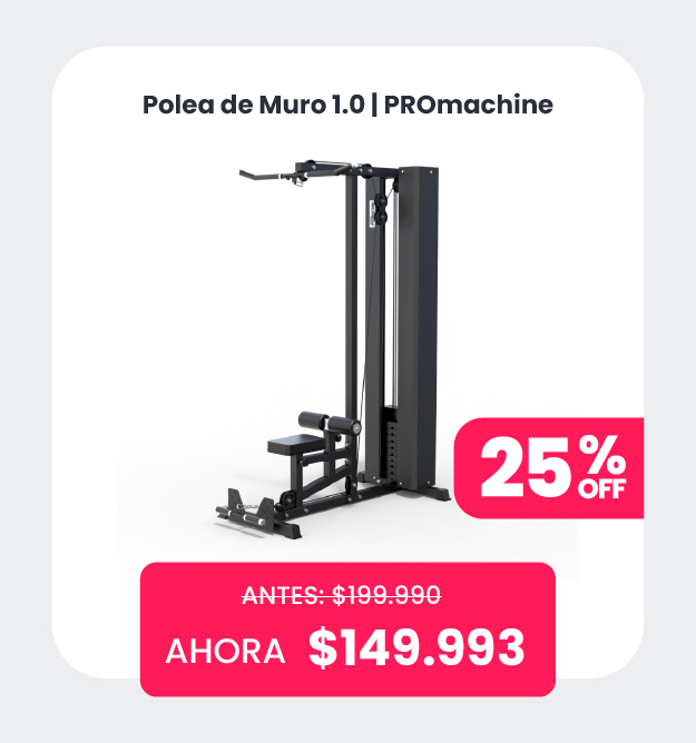 Pesas-Chile-Polea-De-Muro-Promachine