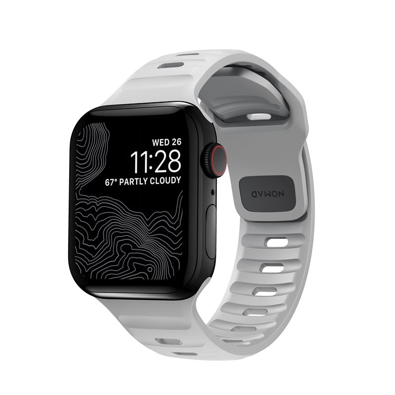 Image of Nomad Apple Watch Series 10 42mm Sport Band Lunar Gray