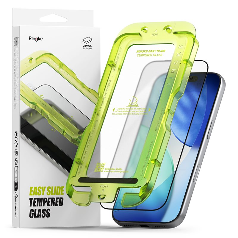 Image of Ringke Easy Slide Glass (2-pack) iPhone 17 Pro