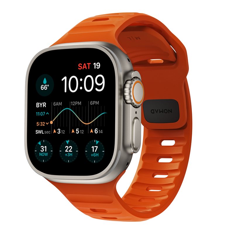 Image of Nomad Apple Watch Ultra 2 49mm Sport Band Ultra Orange