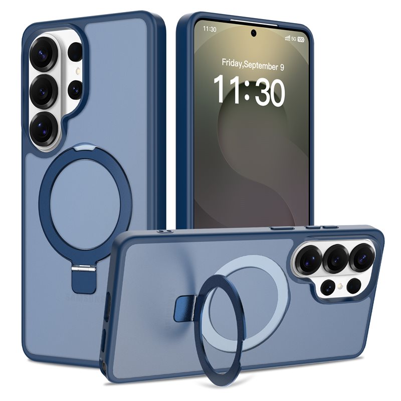 Image of Hybridskal Magnetic Ring Samsung Galaxy S26 Ultra Mörkblå