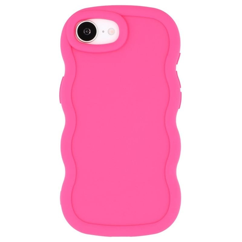 Image of Wavy Edge TPU Skal iPhone 17e Rosa