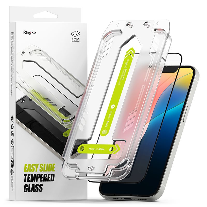 Image of Ringke Easy Slide Glass (2-pack) iPhone 17e
