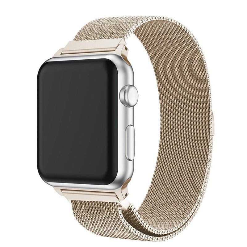 Image of Armband Milanese Apple Watch SE 40mm Champagneguld