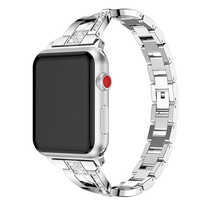 Image of Crystal Bracelet Apple Watch SE 40mm Silver