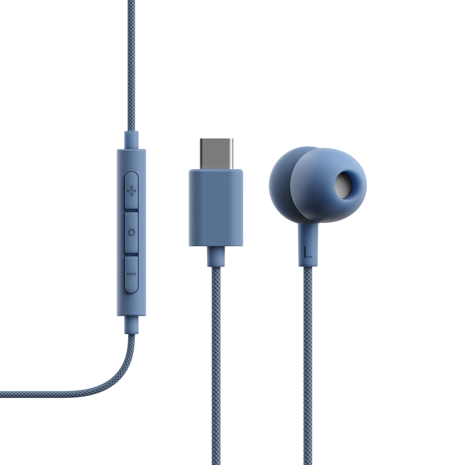 V3 Trådbundna Hörlurar USB-C Blå