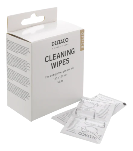 Cleaning Wipes för mobil & glasögon - 52-pack