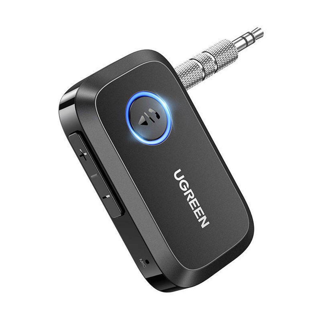 Bil Bluetooth Audio AUX-mottagare Svart