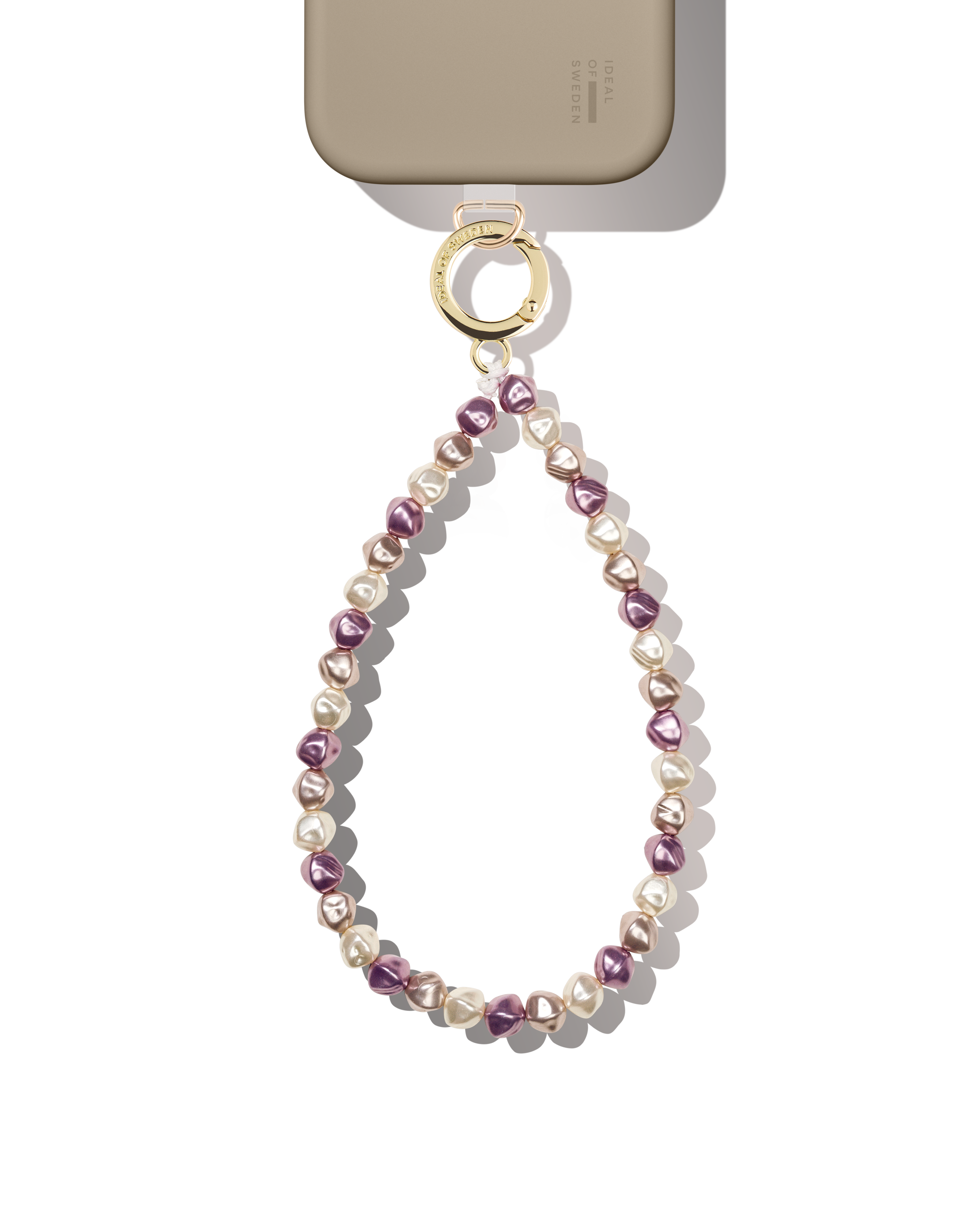 Phone Wristlet Strap Moonlit Plum Pearl