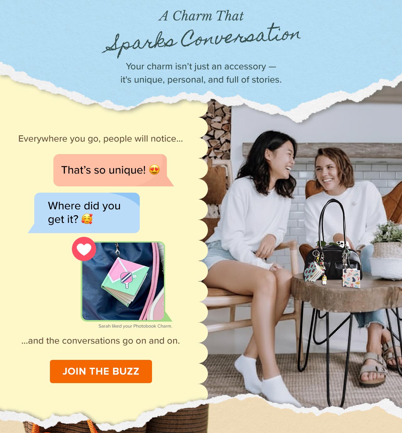 A Charm That Sparks Conversation | Join The Buzz