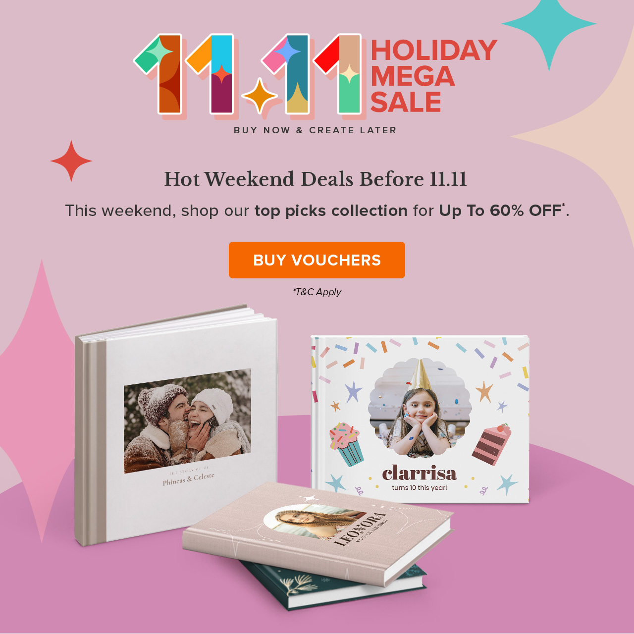 11.11 HOLIDAY MEGA SALE | BUY VOUCHERS