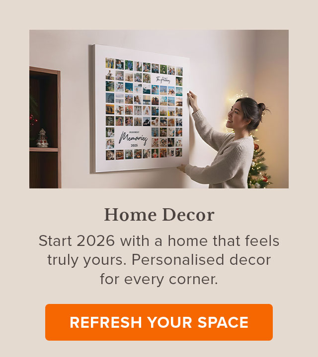 Refresh Your Space with Personalised Home Decor