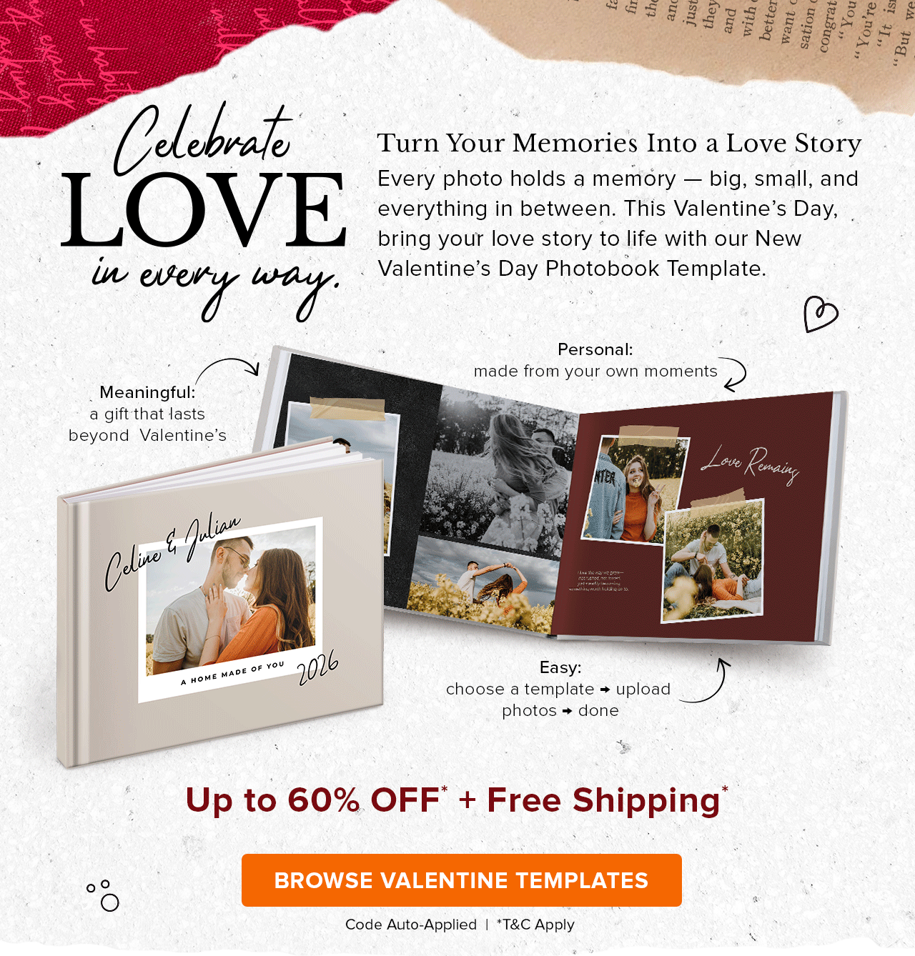Celebrate Love in Every Way | Browse Valentine Templates