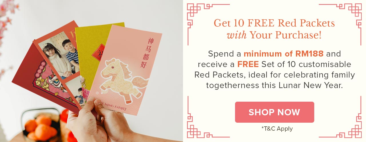 Get 10 FREE Red Packets with Your Purchase | Shop now