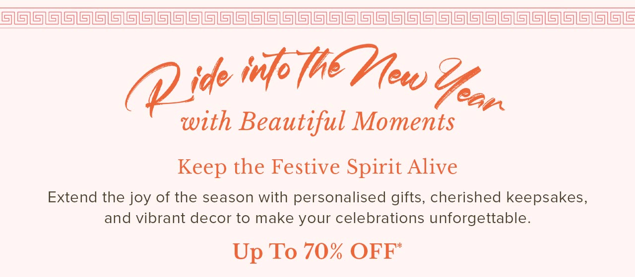 Ride Into The New Year UP TO 70% OFF